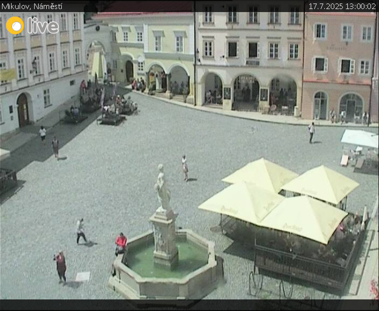 Město Mikulov - Mikulov, Náměstí - 17.7.2025 v 13:00 Město Mikulov - Mikulov, Náměstí - 17.7.2025 v 13:00