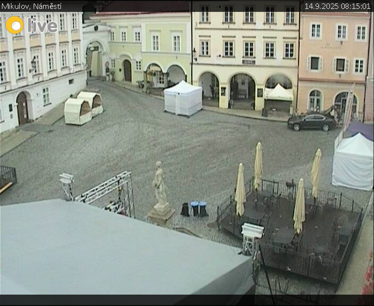 Město Mikulov - Mikulov, Náměstí - 14.9.2025 v 08:15 Město Mikulov - Mikulov, Náměstí - 14.9.2025 v 08:15