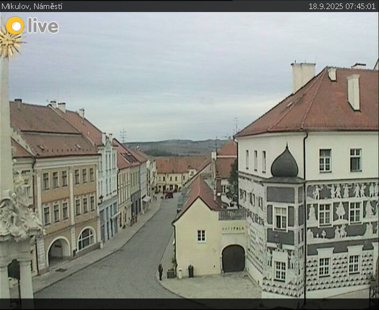 Město Mikulov - Mikulov, Náměstí - 18.9.2025 v 07:45 Město Mikulov - Mikulov, Náměstí - 18.9.2025 v 07:45