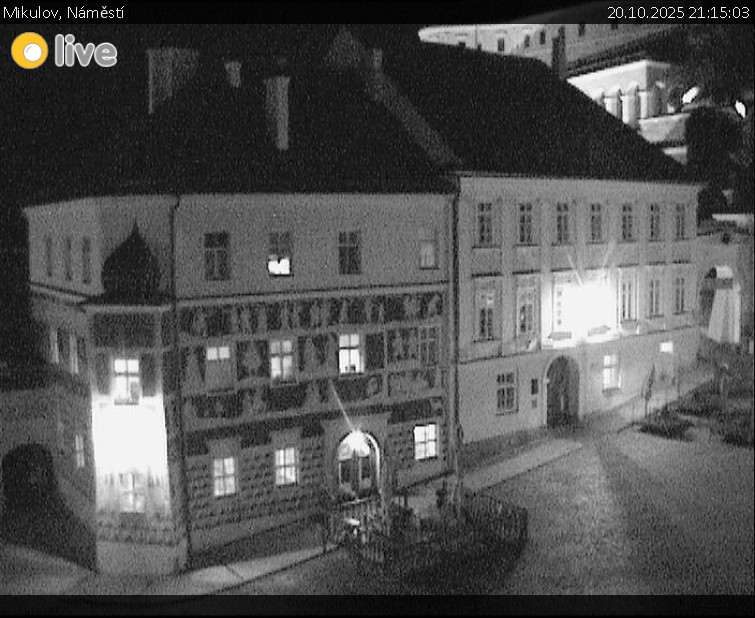Město Mikulov - Mikulov, Náměstí - 20.10.2025 v 21:15 Město Mikulov - Mikulov, Náměstí - 20.10.2025 v 21:15