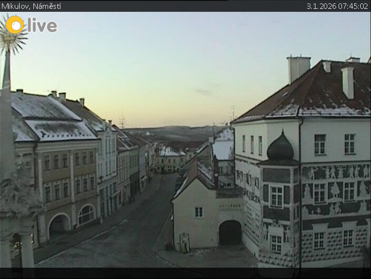 Město Mikulov - Mikulov, Náměstí - 3.1.2026 v 07:45