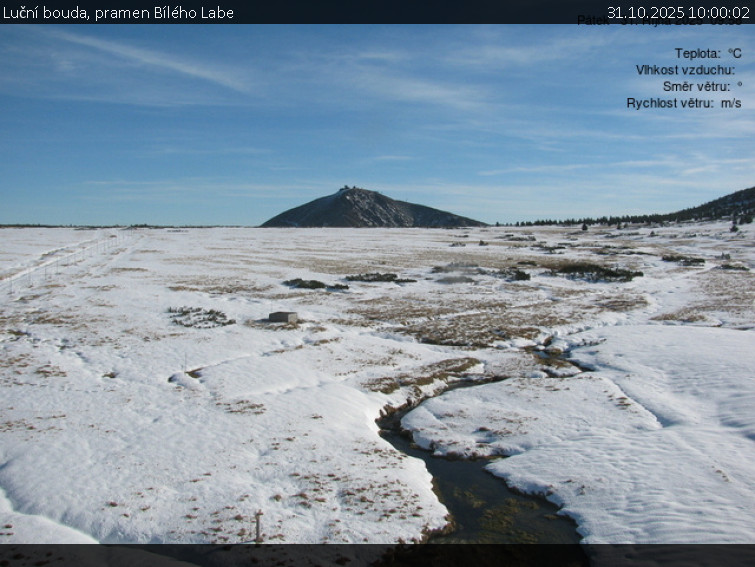 Luční bouda - Luční bouda, pramen Bílého Labe - 31.10.2025 v 10:00 Luční bouda - Luční bouda, pramen Bílého Labe - 31.10.2025 v 10:00