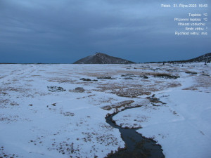 Luční bouda - Luční bouda, pramen Bílého Labe - 31.10.2025 v 16:45 Luční bouda - Luční bouda, pramen Bílého Labe - 31.10.2025 v 16:45