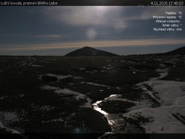 Luční bouda - Luční bouda, pramen Bílého Labe - 4.11.2025 v 17:45