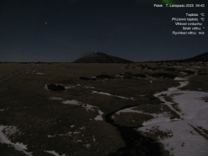 Luční bouda - Luční bouda, pramen Bílého Labe - 7.11.2025 v 04:45 Luční bouda - Luční bouda, pramen Bílého Labe - 7.11.2025 v 04:45