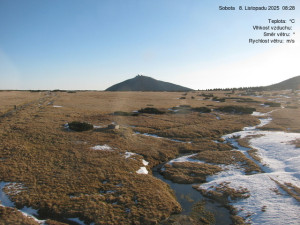 Luční bouda - Luční bouda, pramen Bílého Labe - 8.11.2025 v 08:30