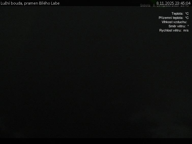 Luční bouda - Luční bouda, pramen Bílého Labe - 8.11.2025 v 23:45