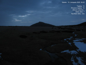 Luční bouda - Luční bouda, pramen Bílého Labe - 15.11.2025 v 06:45 Luční bouda - Luční bouda, pramen Bílého Labe - 15.11.2025 v 06:45