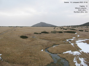 Luční bouda - Luční bouda, pramen Bílého Labe - 15.11.2025 v 07:45 Luční bouda - Luční bouda, pramen Bílého Labe - 15.11.2025 v 07:45