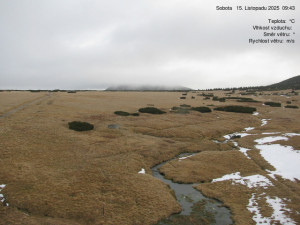 Luční bouda - Luční bouda, pramen Bílého Labe - 15.11.2025 v 09:45 Luční bouda - Luční bouda, pramen Bílého Labe - 15.11.2025 v 09:45