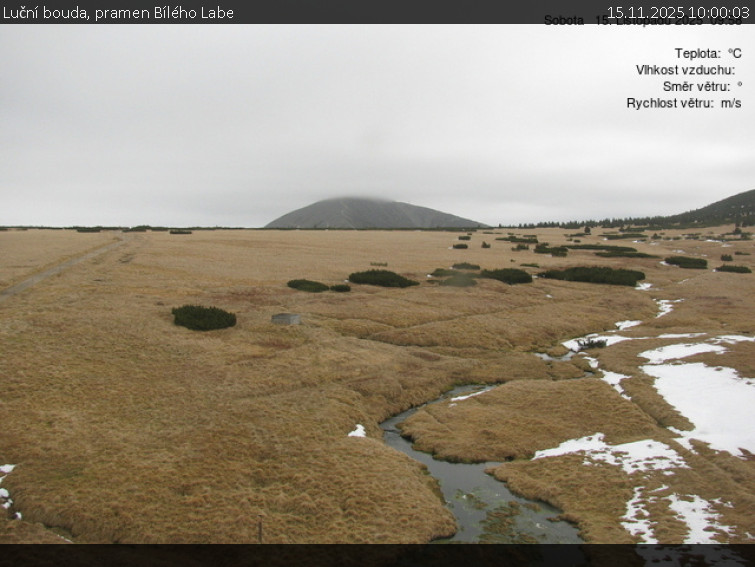Luční bouda - Luční bouda, pramen Bílého Labe - 15.11.2025 v 10:00