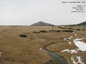 Luční bouda - Luční bouda, pramen Bílého Labe - 15.11.2025 v 13:45 Luční bouda - Luční bouda, pramen Bílého Labe - 15.11.2025 v 13:45