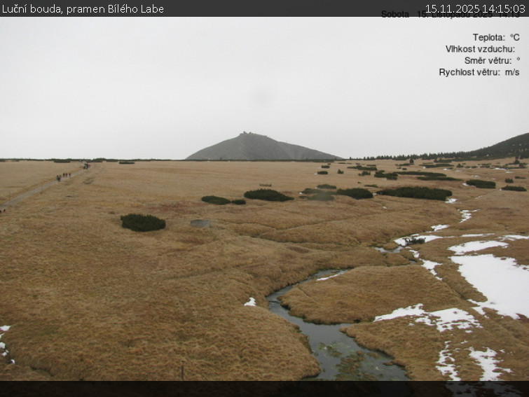 Luční bouda - Luční bouda, pramen Bílého Labe - 15.11.2025 v 14:15