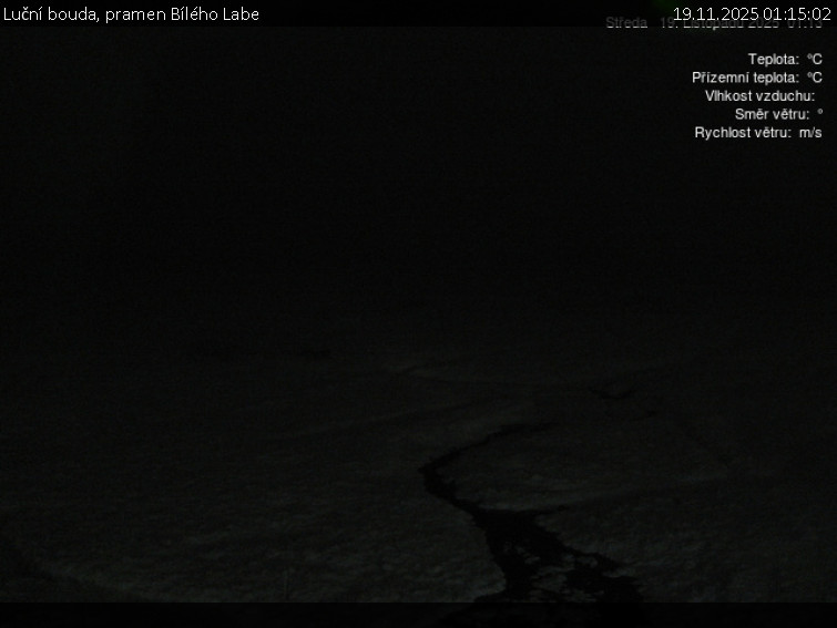 Luční bouda - Luční bouda, pramen Bílého Labe - 19.11.2025 v 01:15