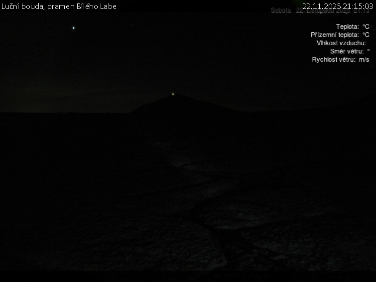 Luční bouda - Luční bouda, pramen Bílého Labe - 22.11.2025 v 21:15