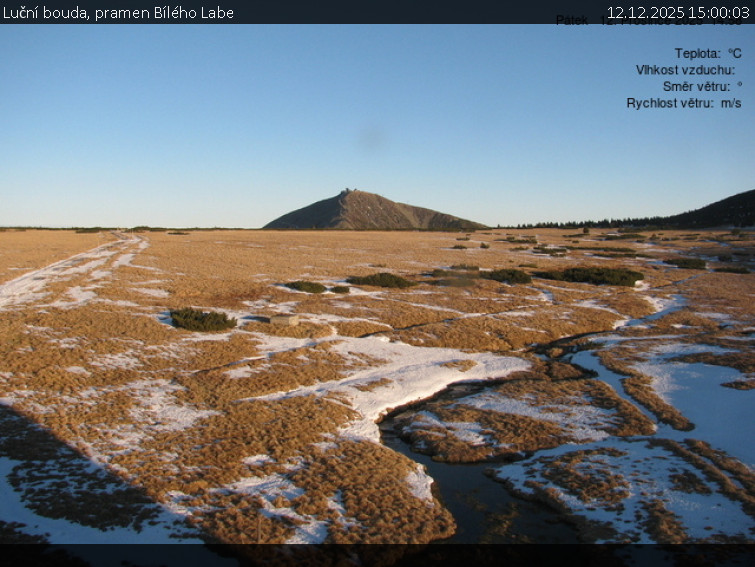 Luční bouda - Luční bouda, pramen Bílého Labe - 12.12.2025 v 15:00
