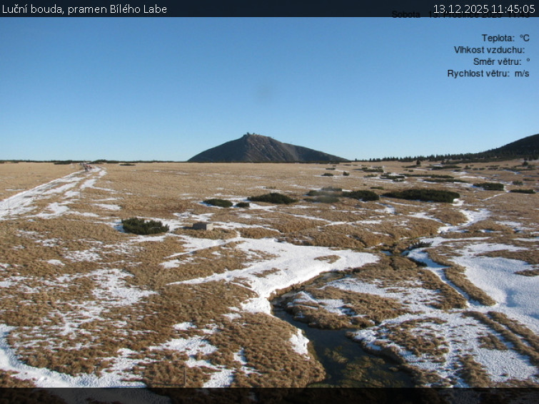 Luční bouda - Luční bouda, pramen Bílého Labe - 13.12.2025 v 11:45