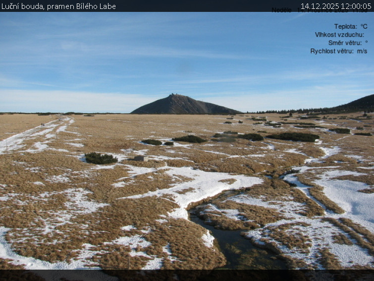 Luční bouda - Luční bouda, pramen Bílého Labe - 14.12.2025 v 12:00