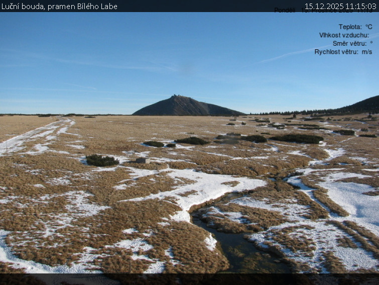 Luční bouda - Luční bouda, pramen Bílého Labe - 15.12.2025 v 11:15