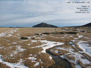 Luční bouda - Luční bouda, pramen Bílého Labe - 16.12.2025 v 11:45 Luční bouda - Luční bouda, pramen Bílého Labe - 16.12.2025 v 11:45