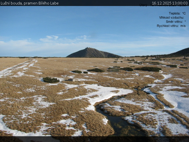 Luční bouda - Luční bouda, pramen Bílého Labe - 16.12.2025 v 13:00