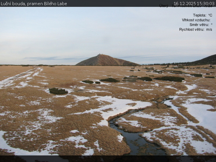 Luční bouda - Luční bouda, pramen Bílého Labe - 16.12.2025 v 15:30
