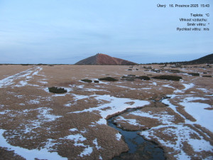 Luční bouda - Luční bouda, pramen Bílého Labe - 16.12.2025 v 15:45 Luční bouda - Luční bouda, pramen Bílého Labe - 16.12.2025 v 15:45