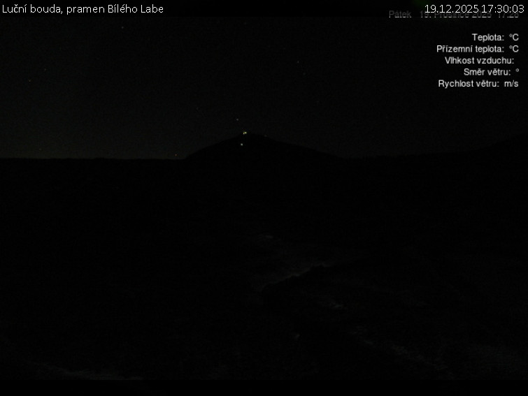 Luční bouda - Luční bouda, pramen Bílého Labe - 19.12.2025 v 17:30