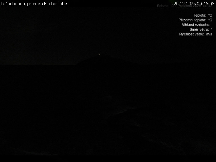 Luční bouda - Luční bouda, pramen Bílého Labe - 20.12.2025 v 00:45