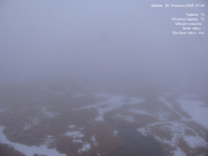 Luční bouda - Luční bouda, pramen Bílého Labe - 20.12.2025 v 07:45