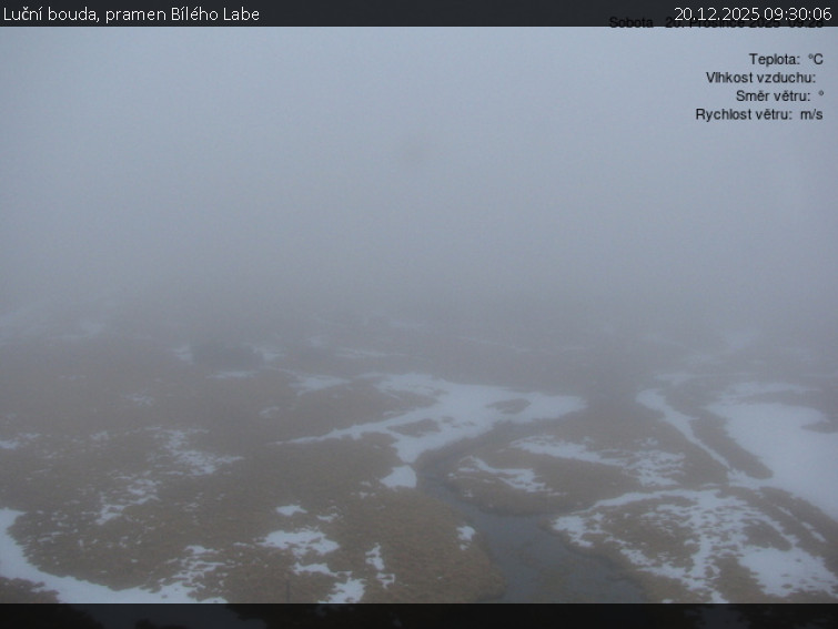 Luční bouda - Luční bouda, pramen Bílého Labe - 20.12.2025 v 09:30