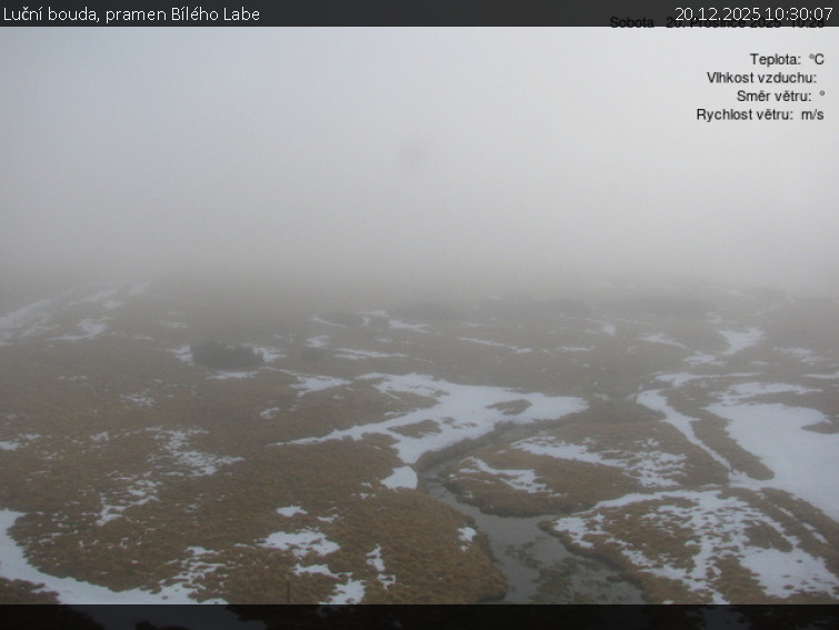 Luční bouda - Luční bouda, pramen Bílého Labe - 20.12.2025 v 10:30