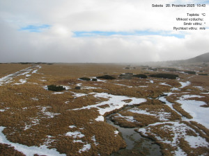 Luční bouda - Luční bouda, pramen Bílého Labe - 20.12.2025 v 10:45 Luční bouda - Luční bouda, pramen Bílého Labe - 20.12.2025 v 10:45