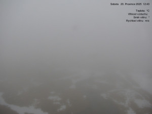 Luční bouda - Luční bouda, pramen Bílého Labe - 20.12.2025 v 12:45 Luční bouda - Luční bouda, pramen Bílého Labe - 20.12.2025 v 12:45