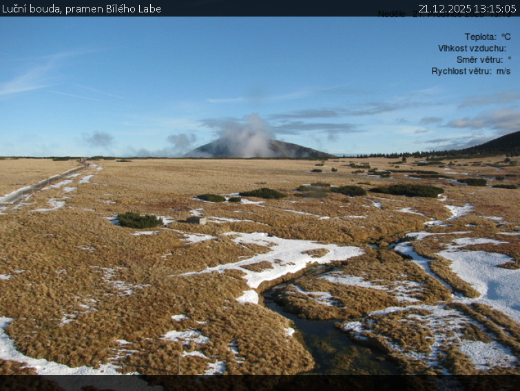 Luční bouda - Luční bouda, pramen Bílého Labe - 21.12.2025 v 13:15