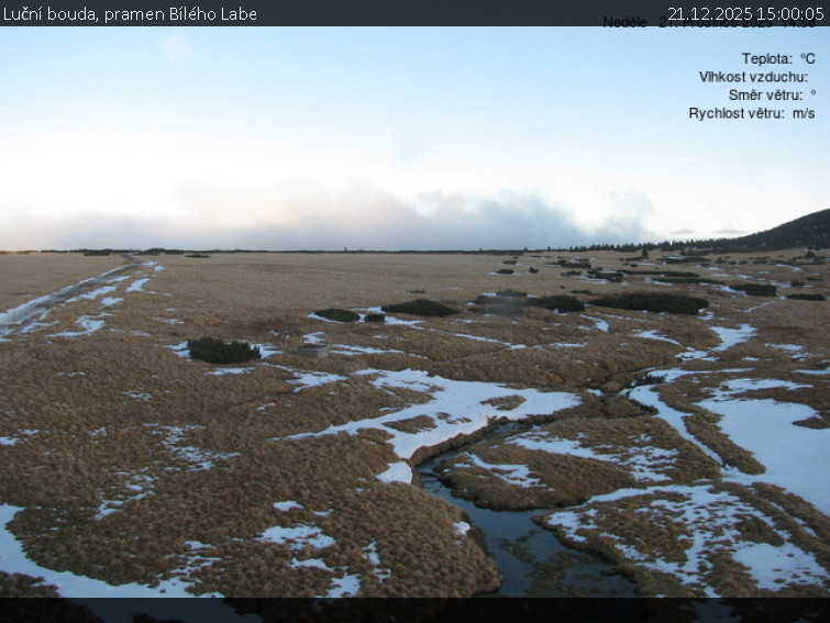 Luční bouda - Luční bouda, pramen Bílého Labe - 21.12.2025 v 15:00