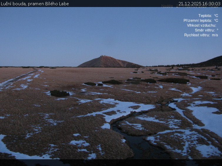 Luční bouda - Luční bouda, pramen Bílého Labe - 21.12.2025 v 16:30