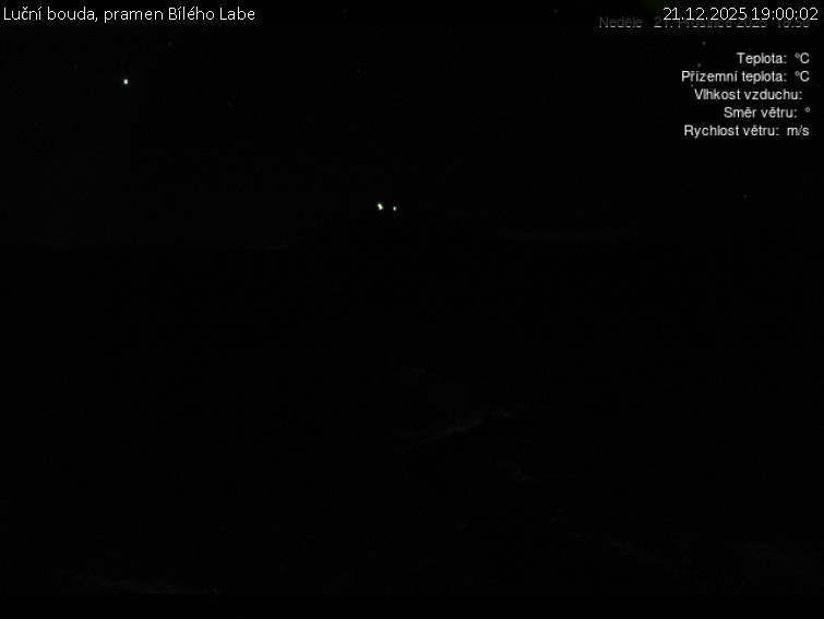 Luční bouda - Luční bouda, pramen Bílého Labe - 21.12.2025 v 19:00