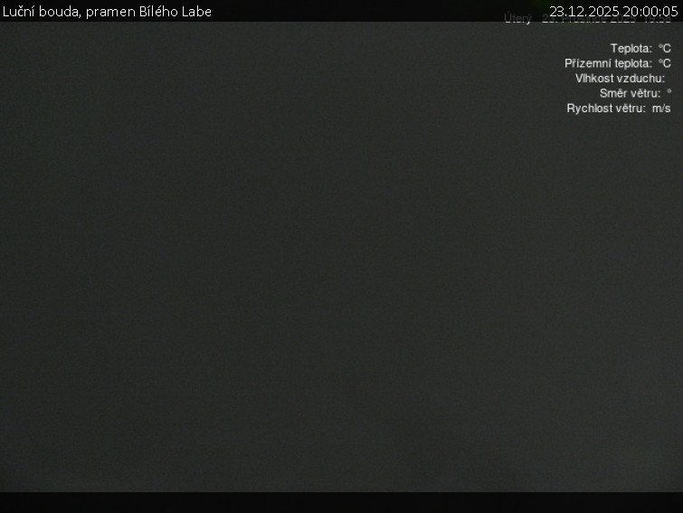 Luční bouda - Luční bouda, pramen Bílého Labe - 23.12.2025 v 20:00