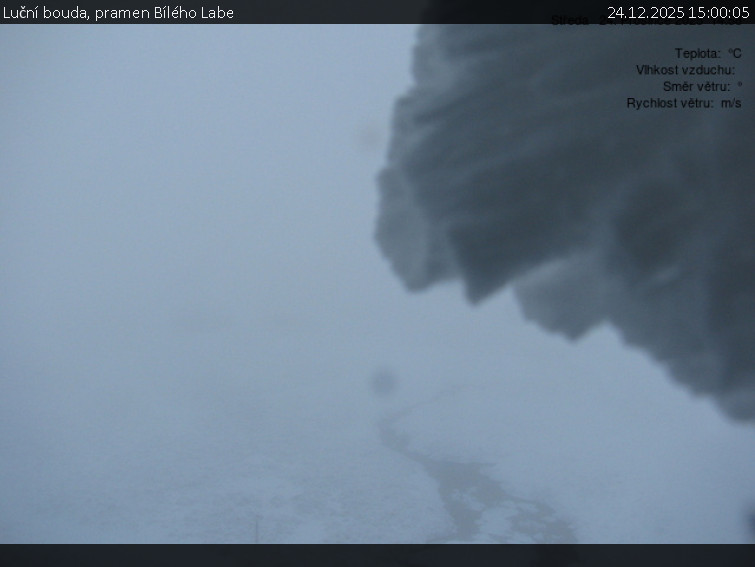 Luční bouda - Luční bouda, pramen Bílého Labe - 24.12.2025 v 15:00
