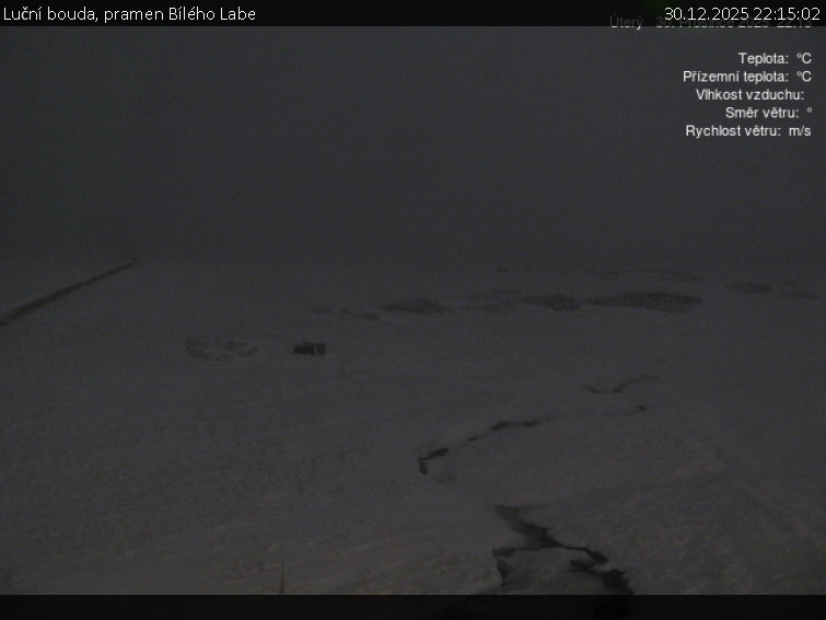 Luční bouda - Luční bouda, pramen Bílého Labe - 30.12.2025 v 22:15