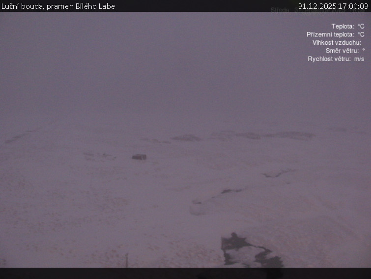 Luční bouda - Luční bouda, pramen Bílého Labe - 31.12.2025 v 17:00