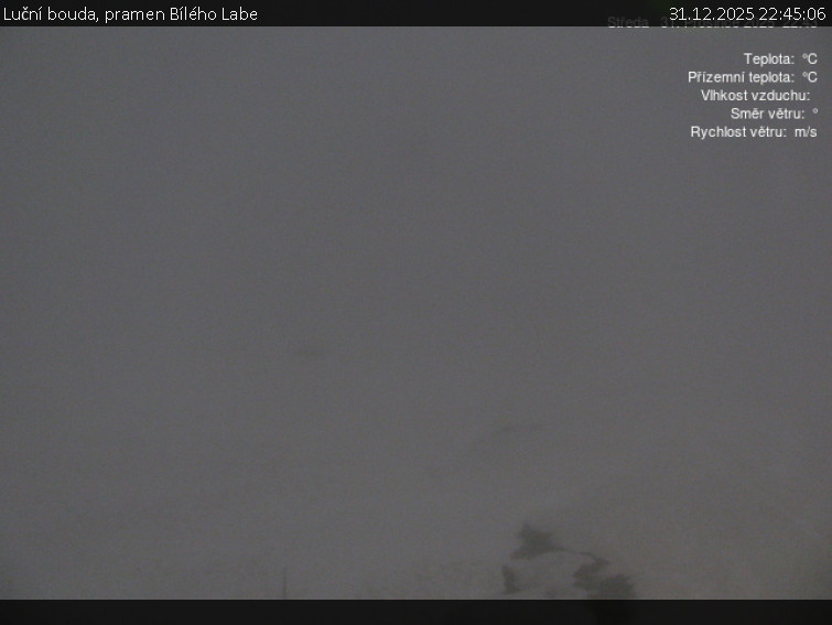Luční bouda - Luční bouda, pramen Bílého Labe - 31.12.2025 v 22:45