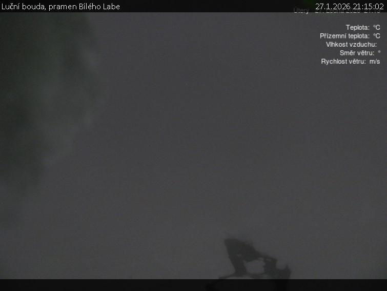 Luční bouda - Luční bouda, pramen Bílého Labe - 27.1.2026 v 21:15