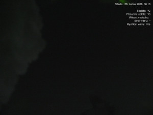 Luční bouda - Luční bouda, pramen Bílého Labe - 28.1.2026 v 06:15