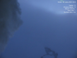 Luční bouda - Luční bouda, pramen Bílého Labe - 28.1.2026 v 06:45