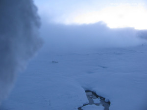 Luční bouda - Luční bouda, pramen Bílého Labe - 28.1.2026 v 07:15