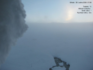 Luční bouda - Luční bouda, pramen Bílého Labe - 28.1.2026 v 08:00