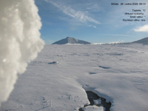 Luční bouda - Luční bouda, pramen Bílého Labe - 28.1.2026 v 09:15