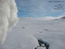 Luční bouda, pramen Bílého Labe